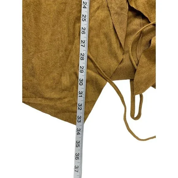 Emery Rose Women's Soft Tan Cardigan - Picture 9 of 9